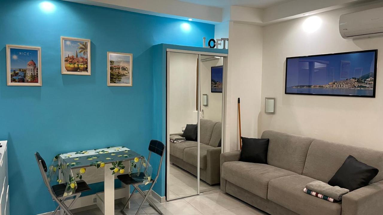Studio Rue Pietonne Proche Plage 芒通 外观 照片